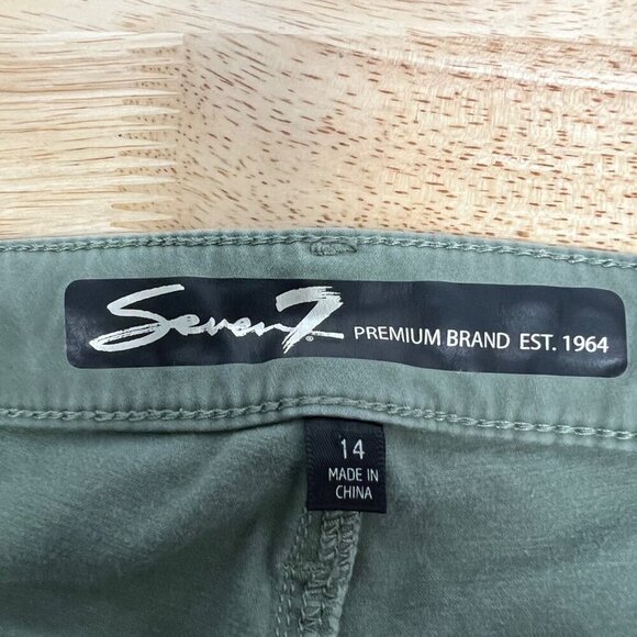 Seven7 Olive Skinny Pants - Picture 7 of 8